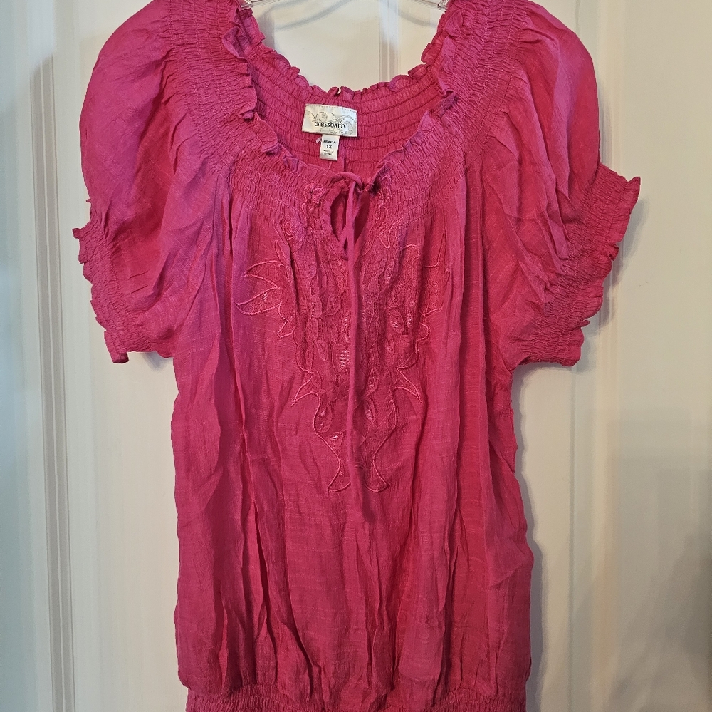 Fuchsia top